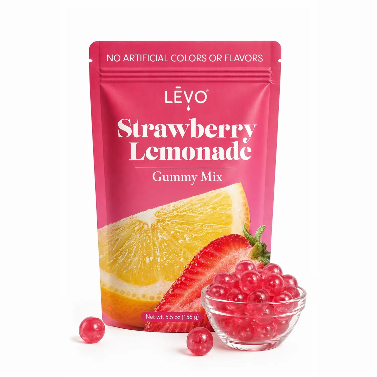 Gummy Mix Variety 4 Pack - Cherry, Peach, Raspberry, Strawberry Lemonade